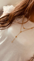 collier maille marine double chaîne