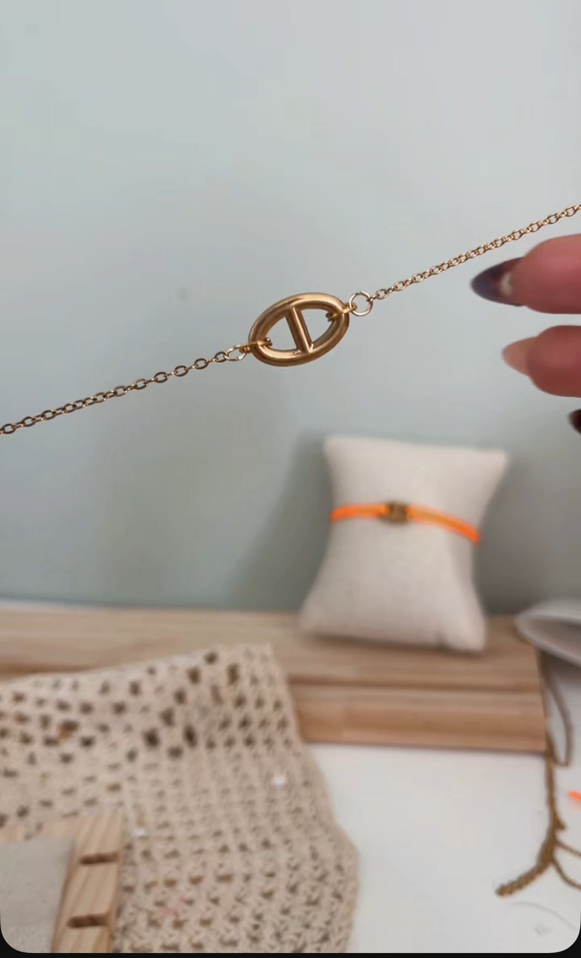 bracelet maille marine petite chaîne