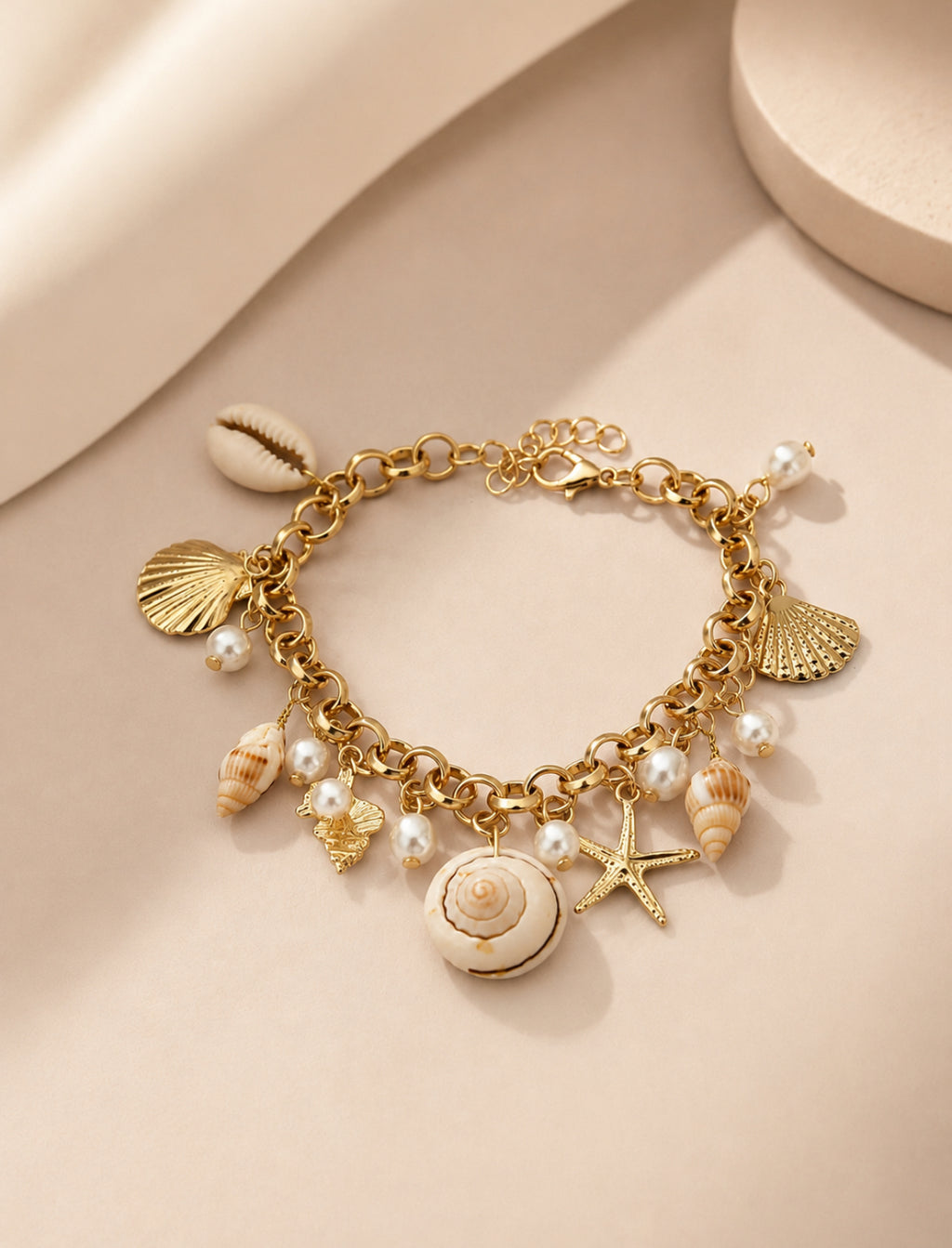 bracelet breloque lilas