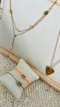 bracelet cordon orange